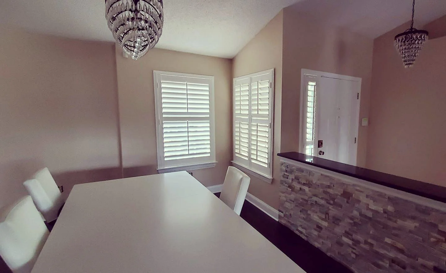 plantation shutters kitchen / dining - A&Q Plantation Shutters Orlando