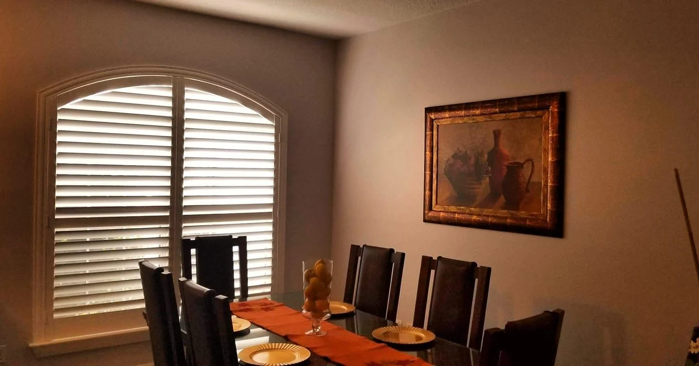 plantation shutters specialty shape - A&Q Plantation Shutters Orlando