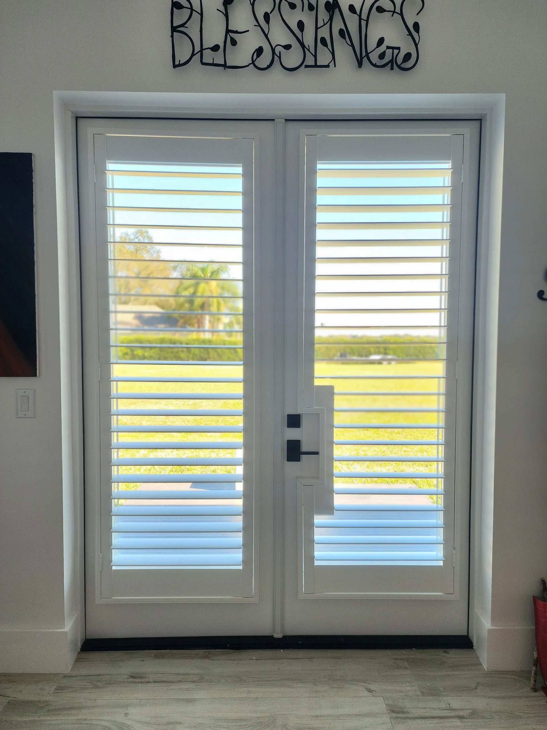 plantation shutters kitchen / dining - A&Q Plantation Shutters Orlando