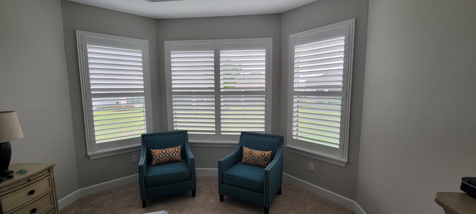 Custom plantation shutters specialty shape - A&Q Custom Shutters Orlando