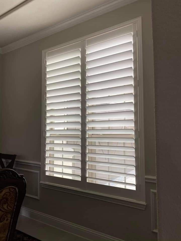 Custom plantation shutters specialty shape - A&Q Custom Shutters Orlando