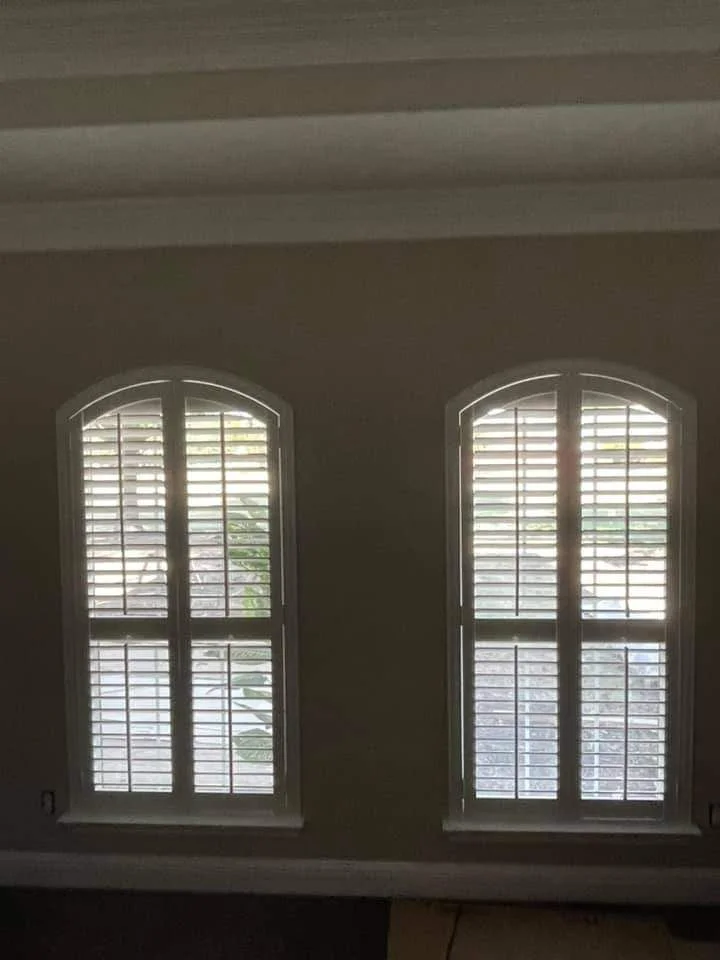plantation shutters specialty shape - A&Q Plantation Shutters Orlando