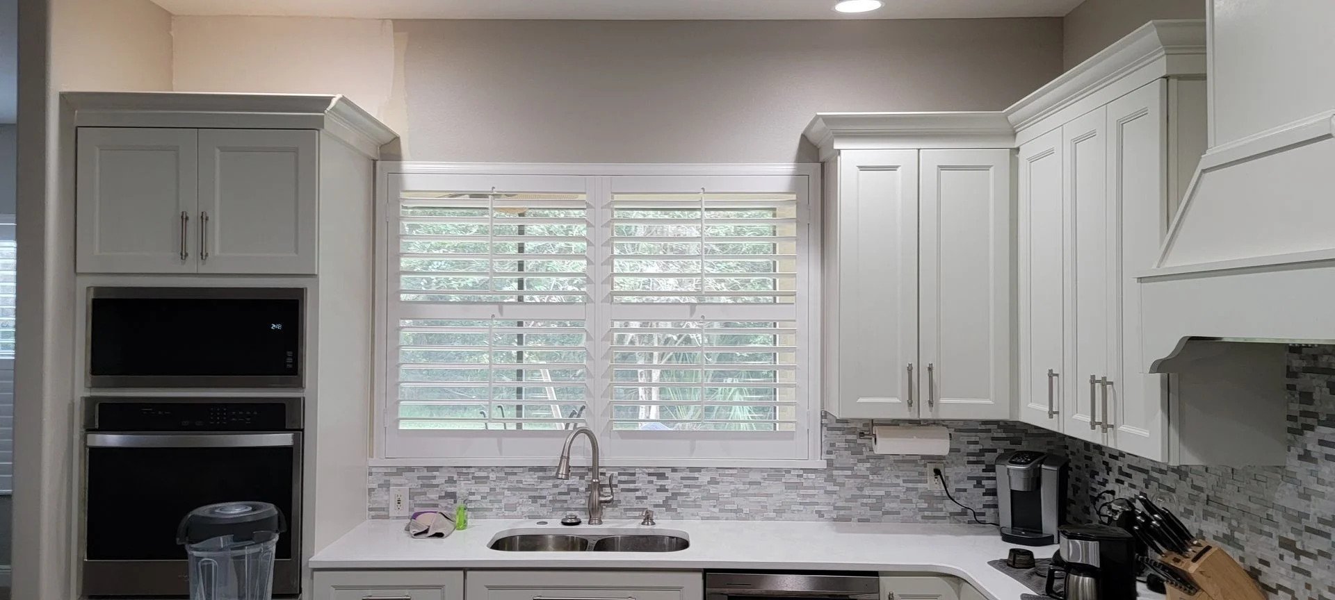 plantation shutters kitchen / dining - A&Q Plantation Shutters Orlando