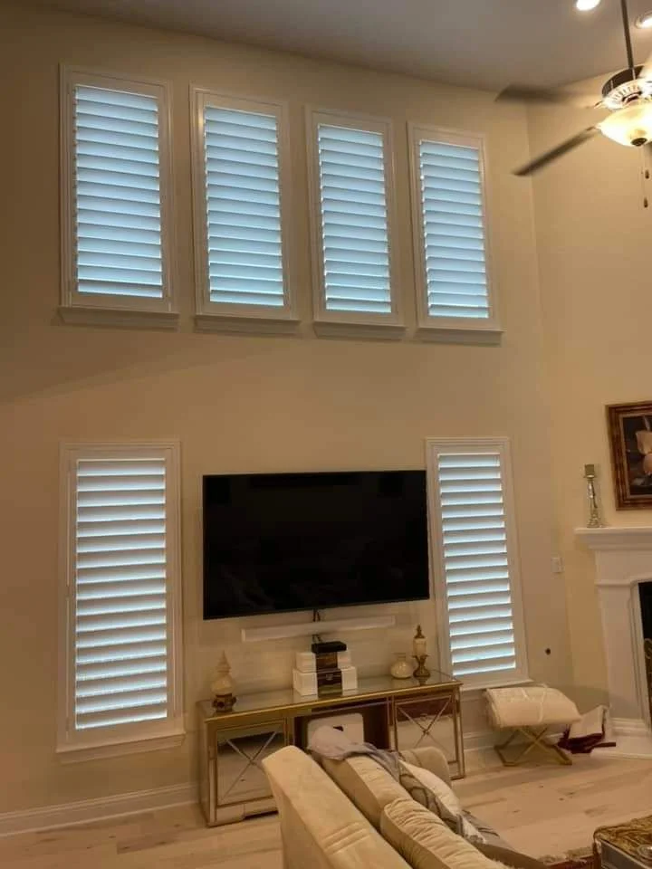 plantation shutters living room - A&Q Plantation Shutters Orlando